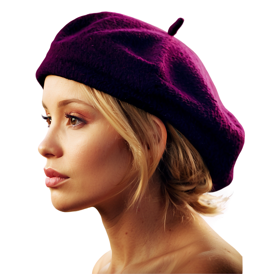 Chic Beret Silhouette Png Tkr