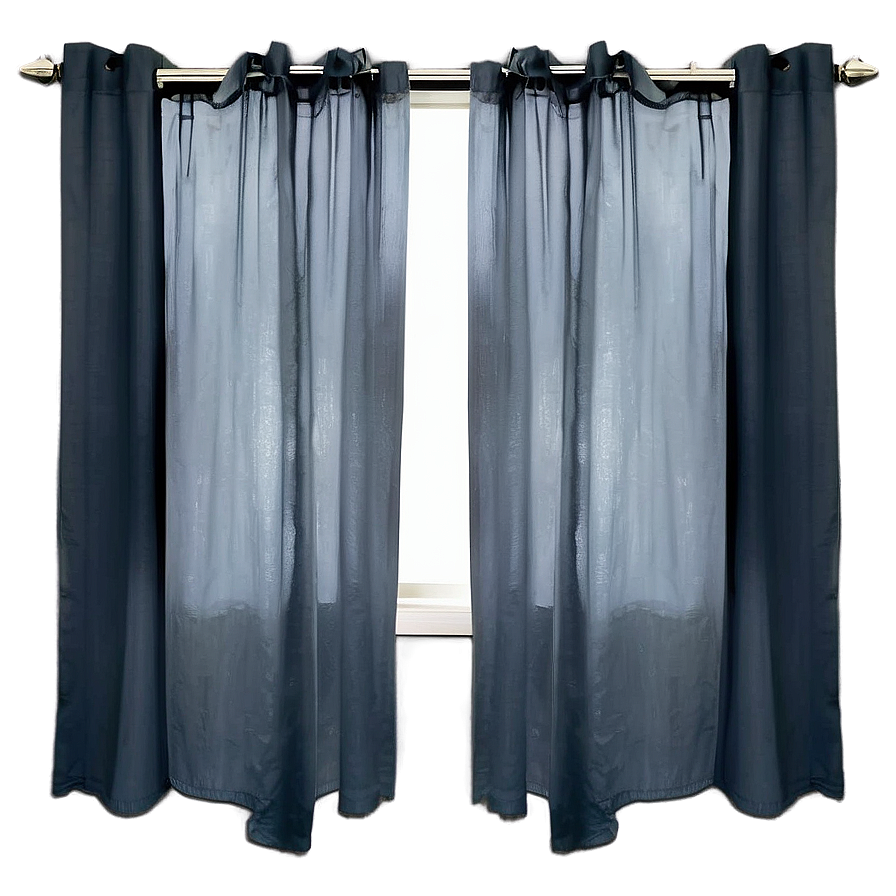 Chic Grey Curtain Png 64