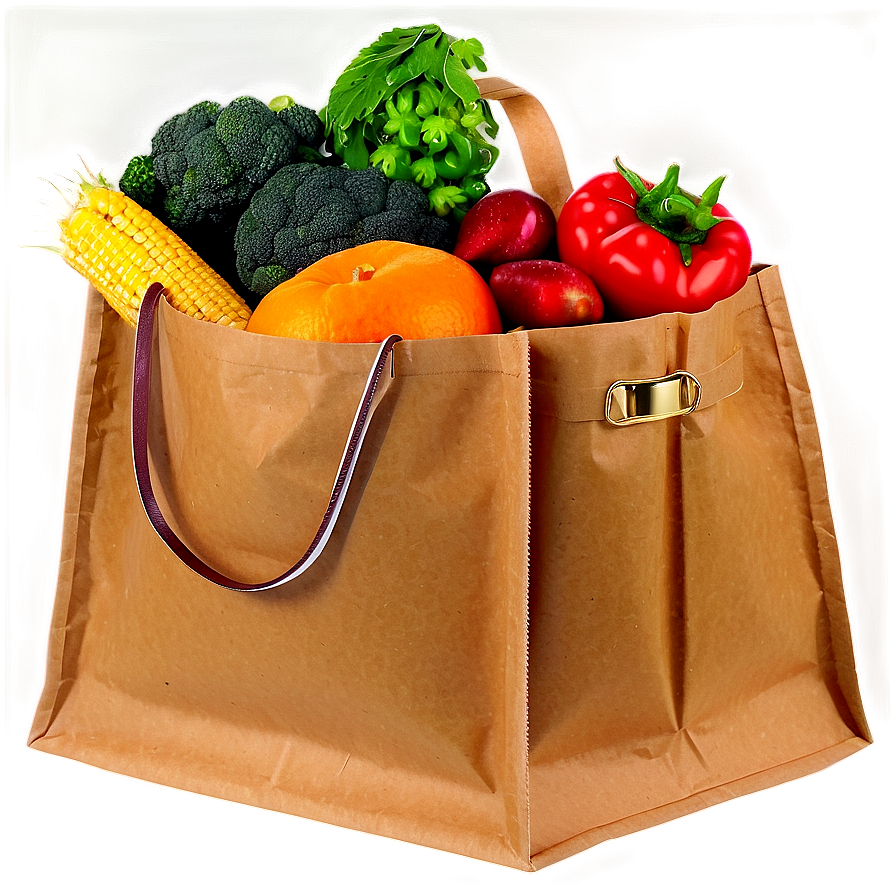 Chic Grocery Bag Png 06132024