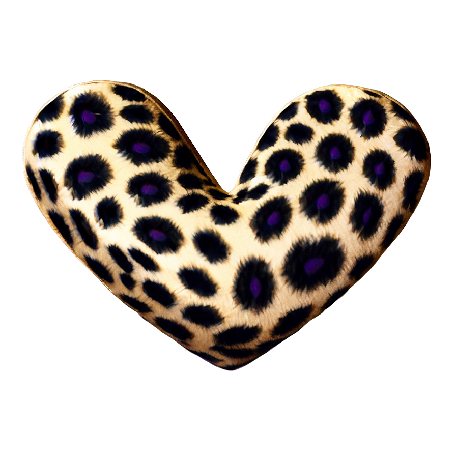 Chic Leopard Love Heart Png Yep