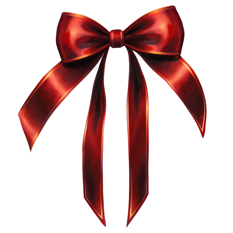 Chic Red Bow Png Xhy5