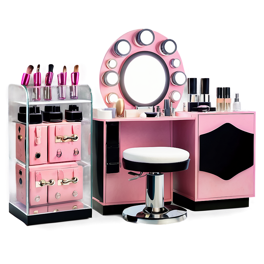 Chic Salon Makeup Station Png 23