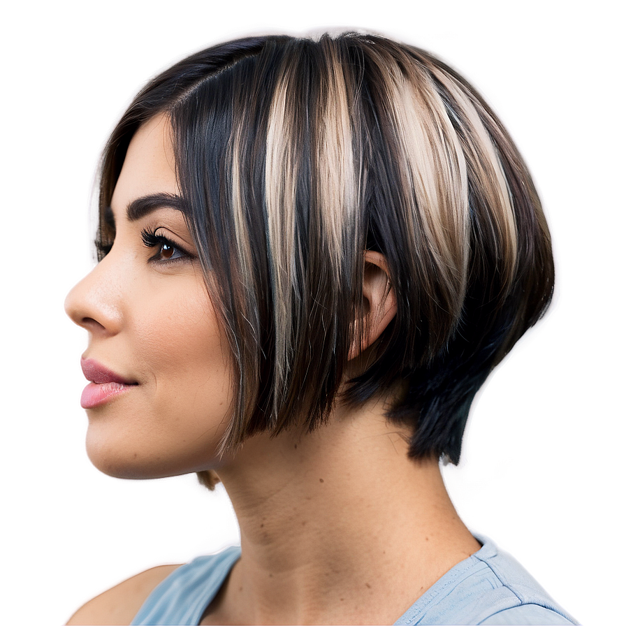 Chic Short Hairstyle Png Fkx