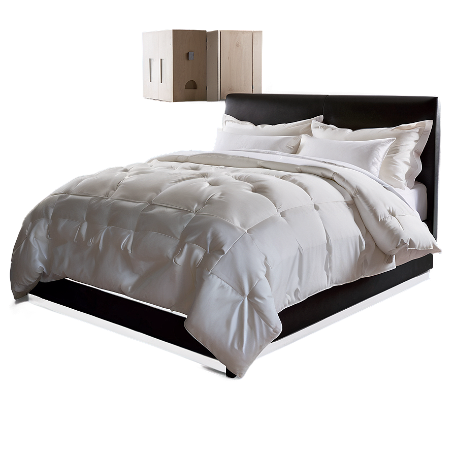 Chic White Bed Png 06132024