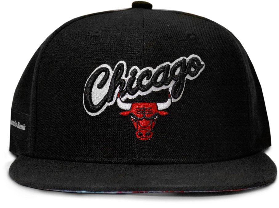 Chicago Bulls Black Baseball Cap