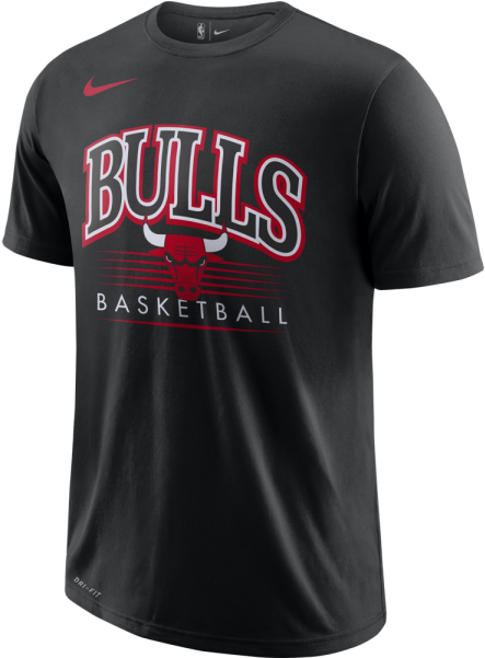 Chicago Bulls Nike Black T Shirt