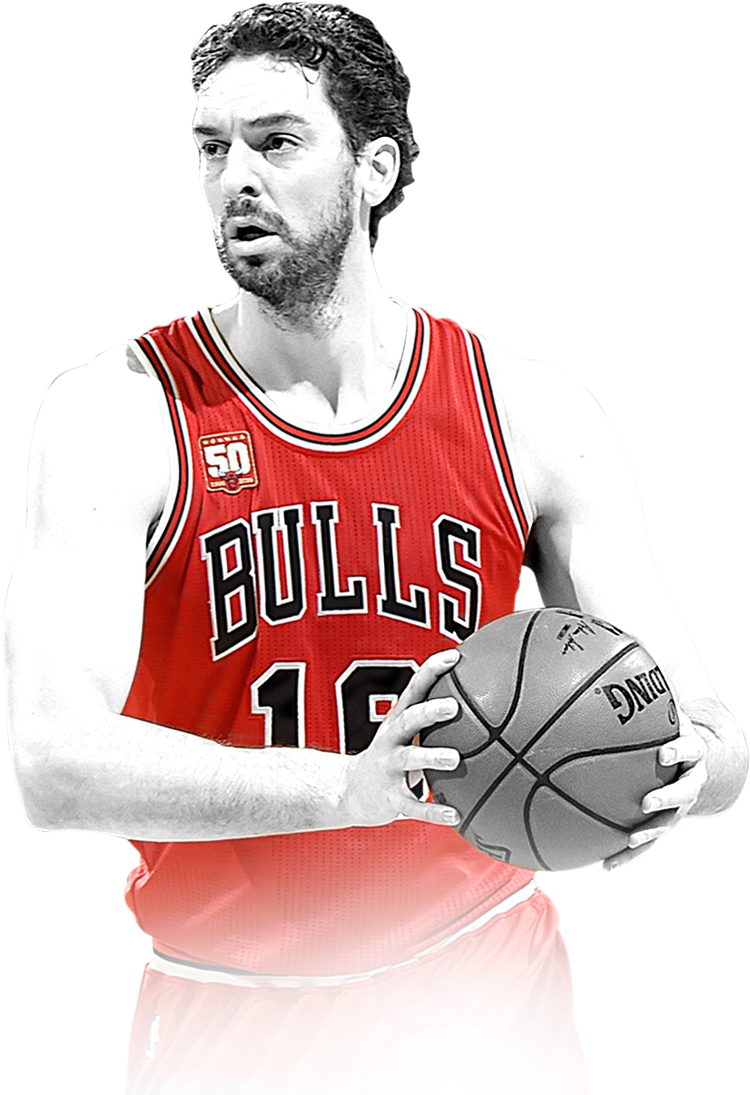 Chicago Bulls Player Red Uniform