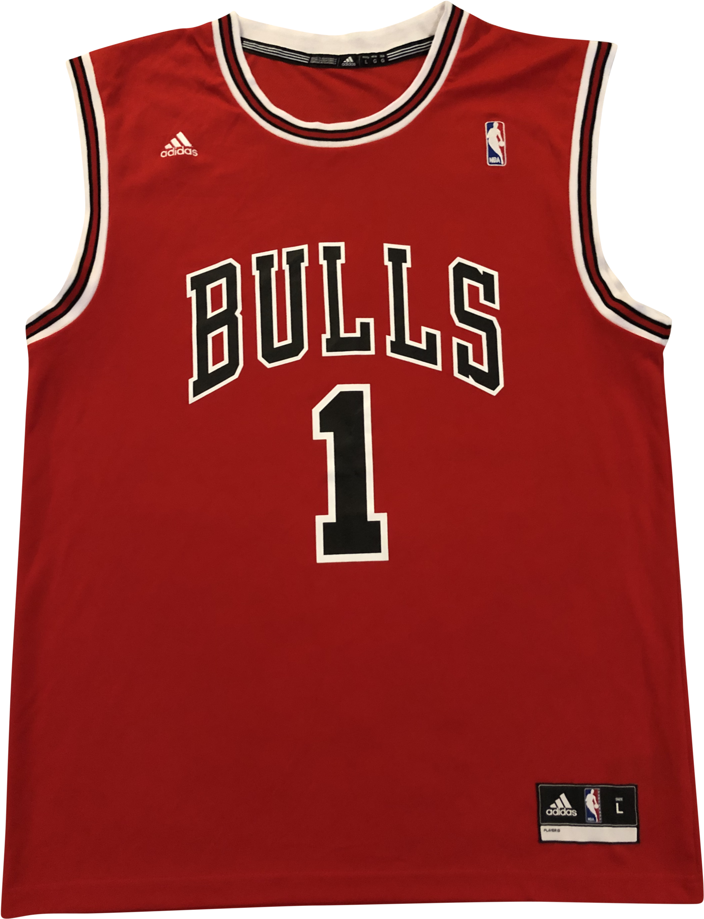 Chicago Bulls Red Jersey Number1