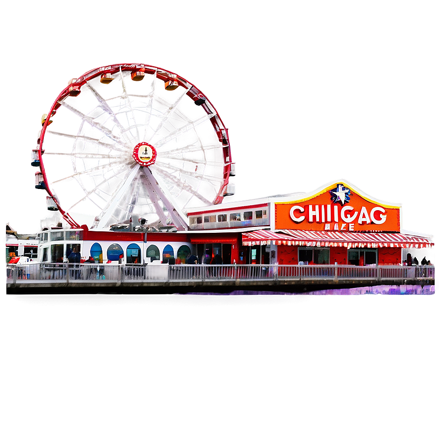 Chicago Navy Pier Ferris Wheel Png 76