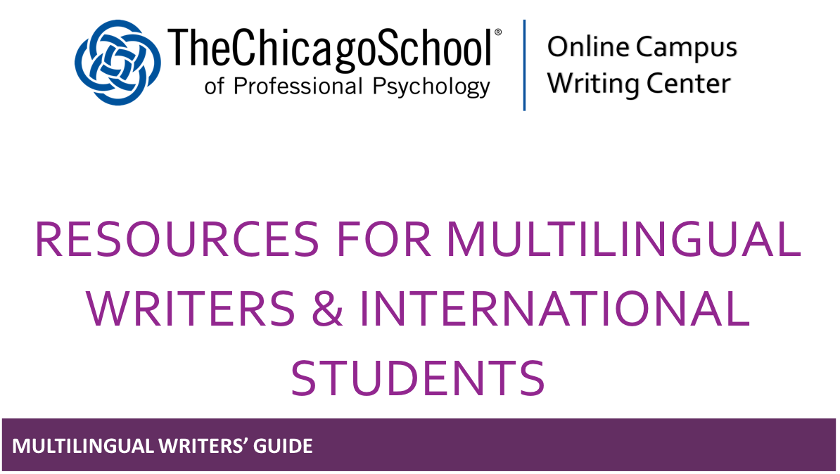 Chicago School Psychology Resources Multilingual International Students