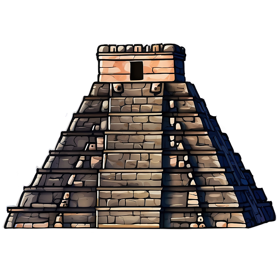 Chichen Itza Serpent Shadow Png 39