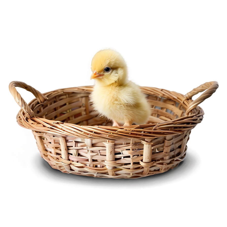 Chick In Basket Png Brs