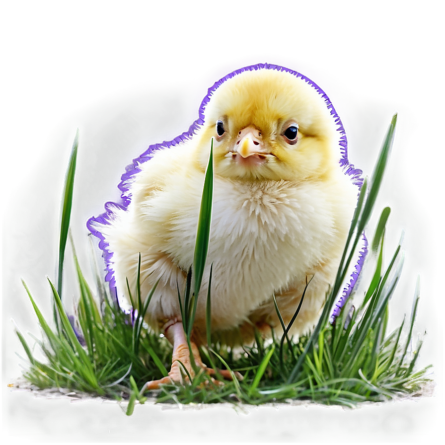 Chick In Grass Png Uxu68