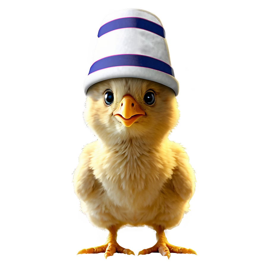 Chicken With Hat Png 05042024