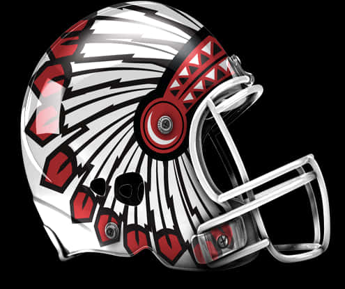 Chiefs Themed Football Helmet