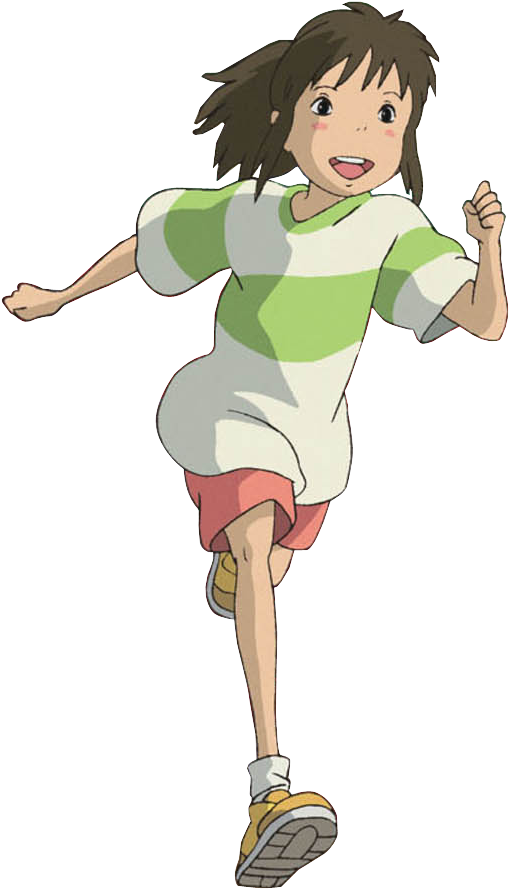 Chihiro Running Spirited Away