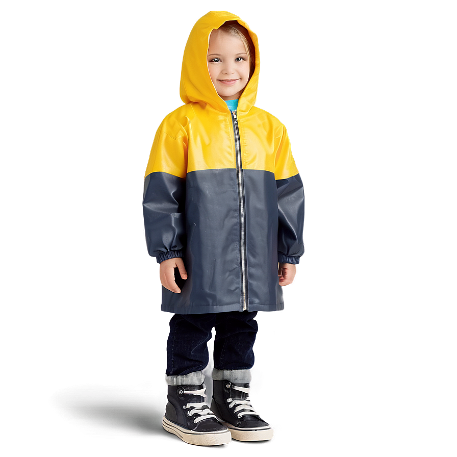 Child In Raincoat Png 05242024