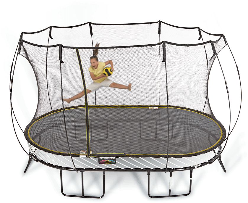 Child Jumpingon Trampoline