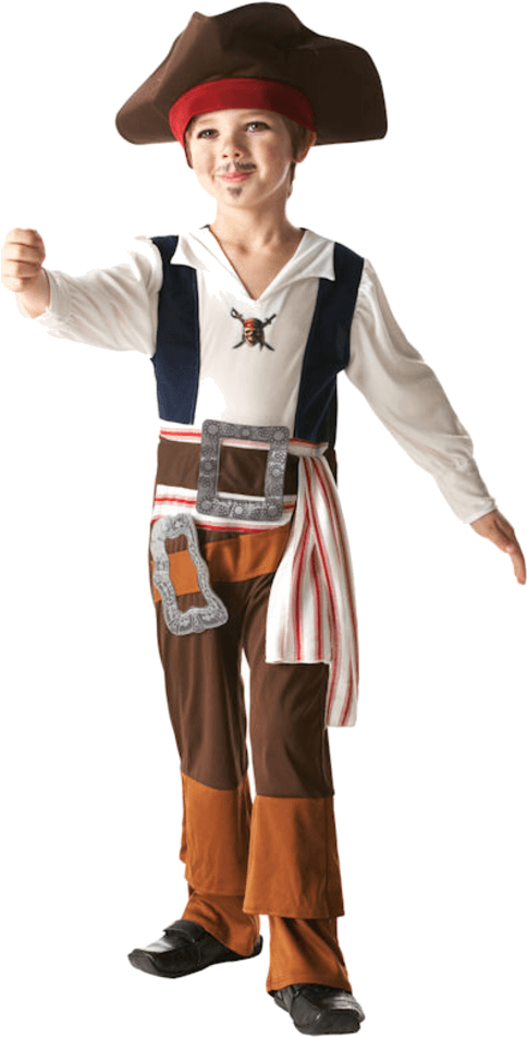 Child Pirate Costume Portrait