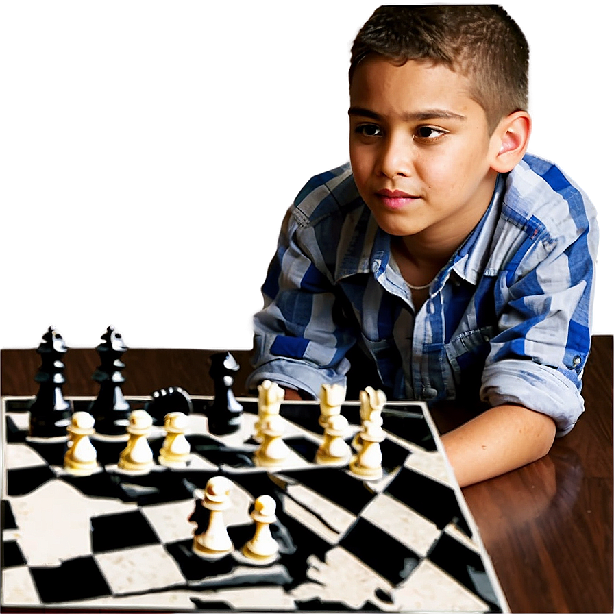 Child Playing Chess Png 82