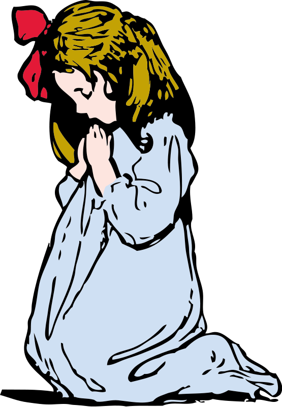 Child Praying Illustration