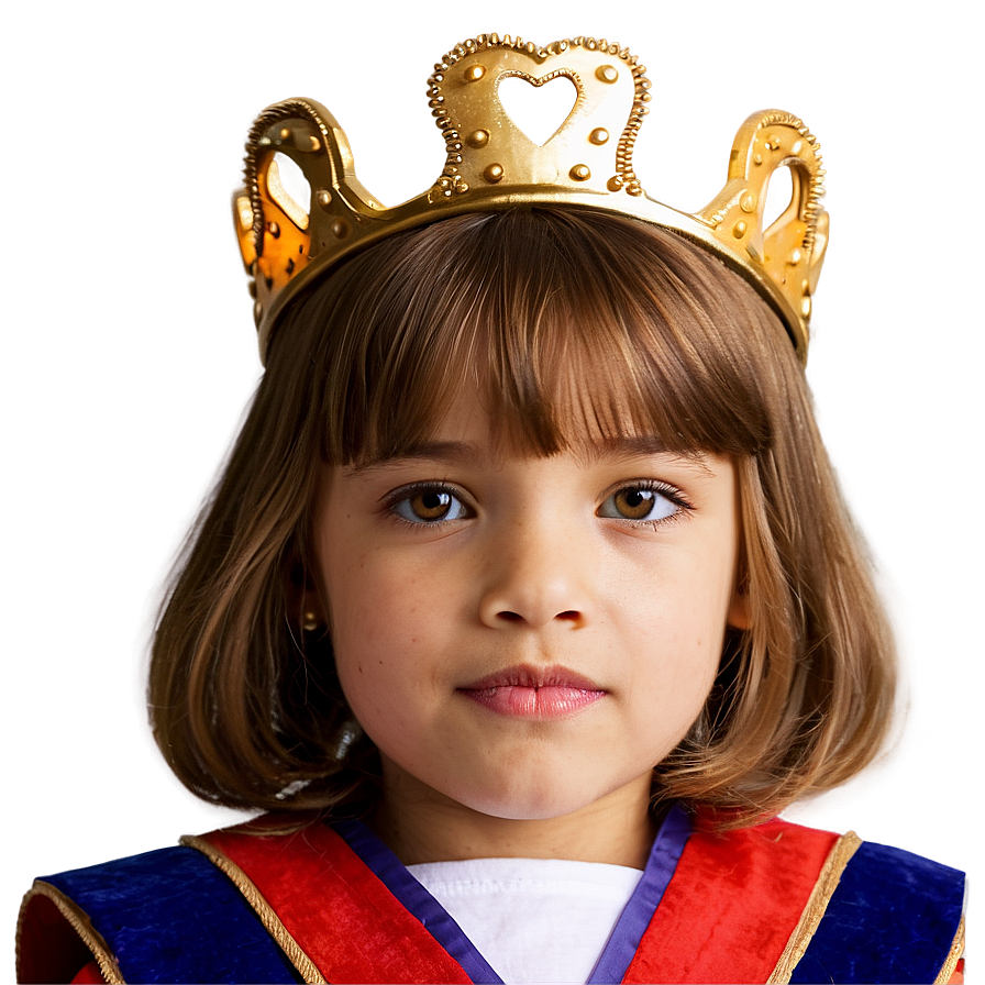 Child Wearing Crown Png Snk7