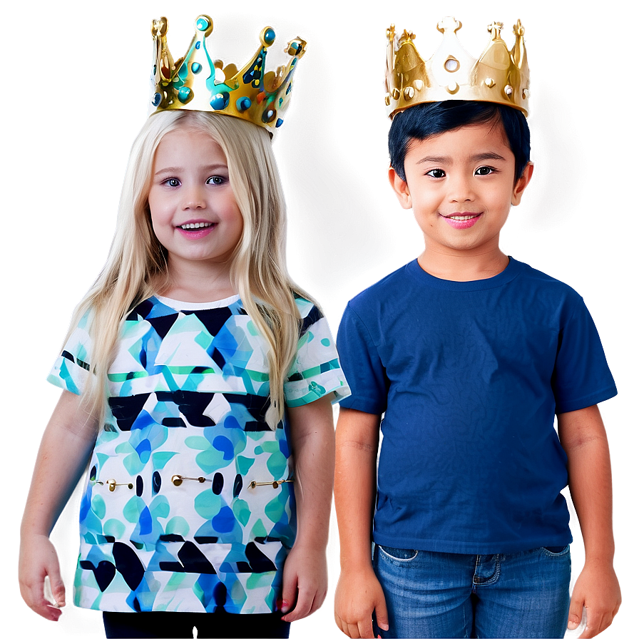 Child Wearing Crown Png Tft46