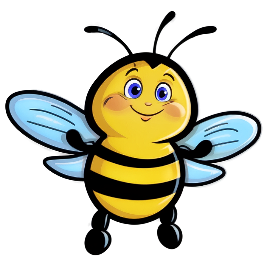 Childlike Bee Doodle Png Xnf18