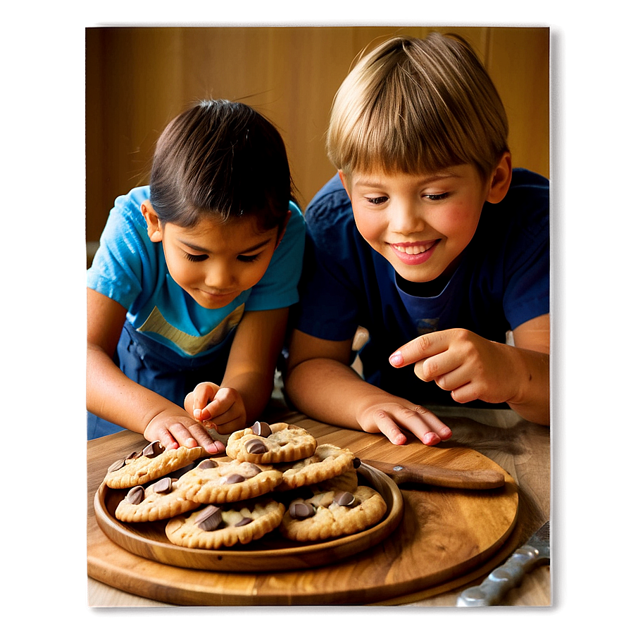 Children Baking Cookies Png Eqj