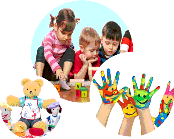 Children Playing Learning Creative Activities