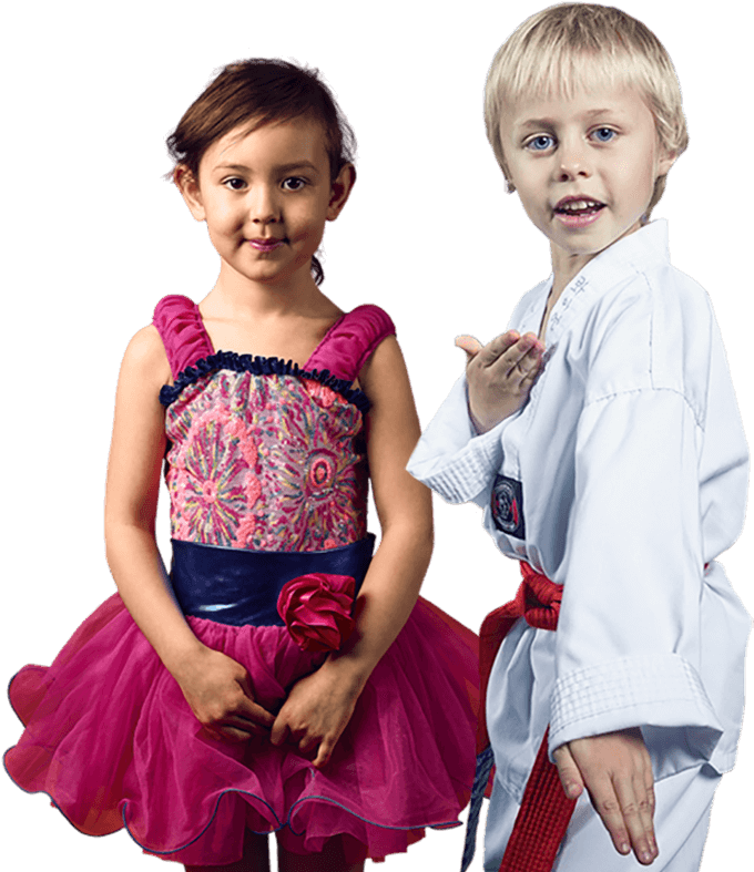 Childrenin Costumes Dressand Karate Gi