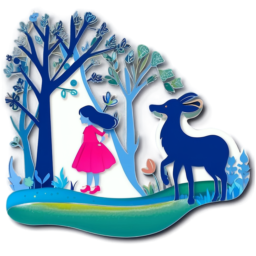 Children’s Fairy Tales Paper Cut Out Png 5