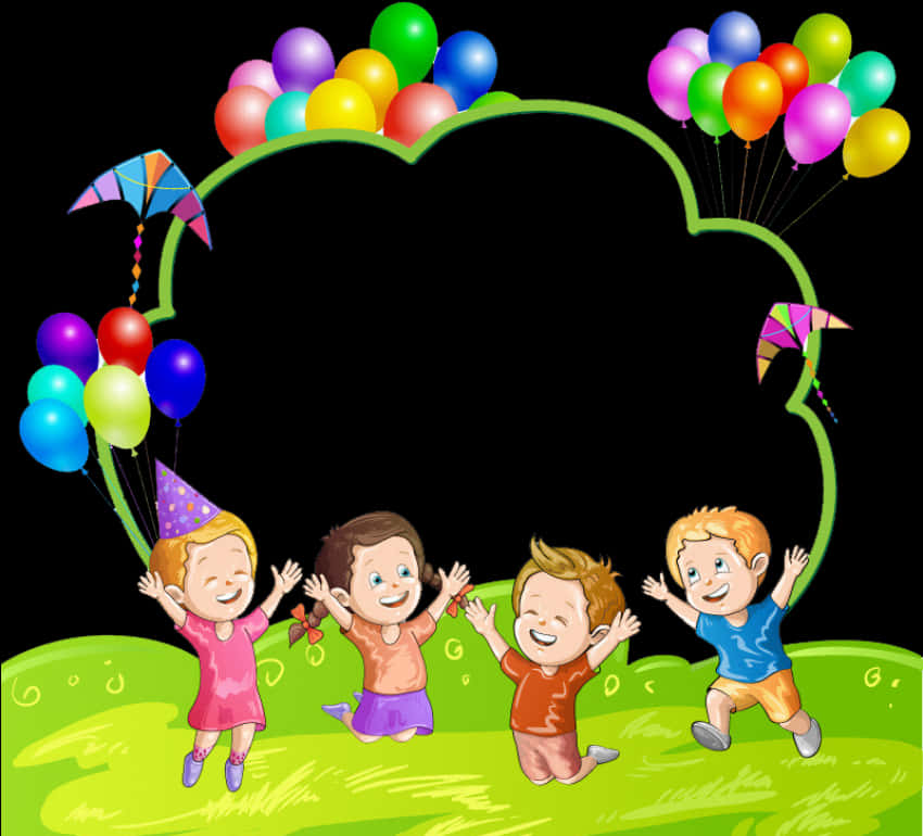 Childrens Party Celebration Balloons Kites