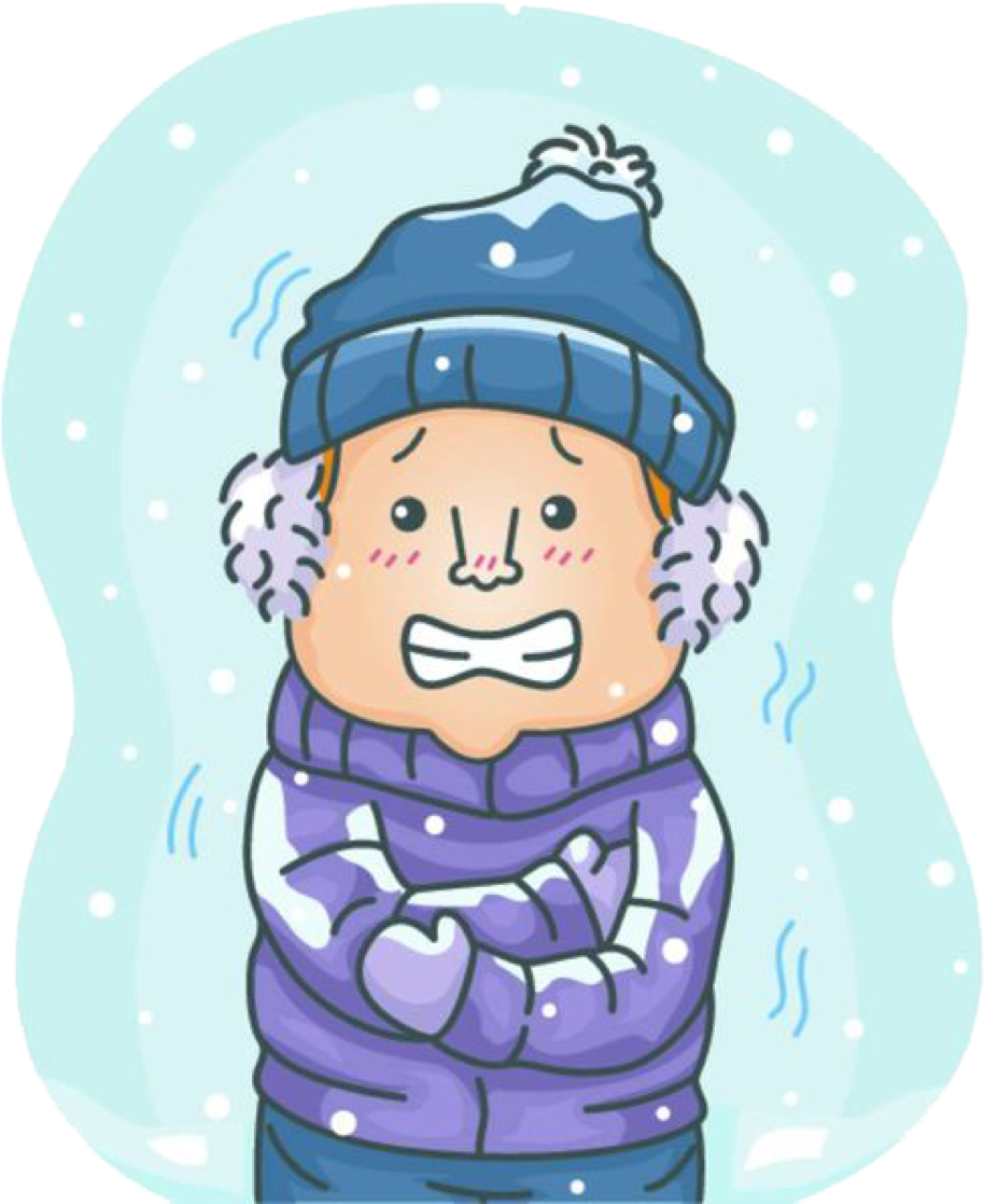 Chilly Winter Cartoon Character