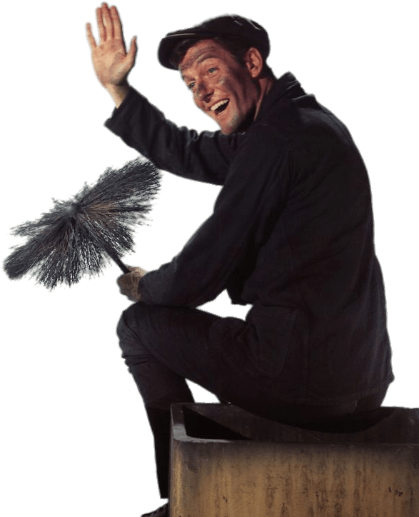 Chimney Sweep Man Waving