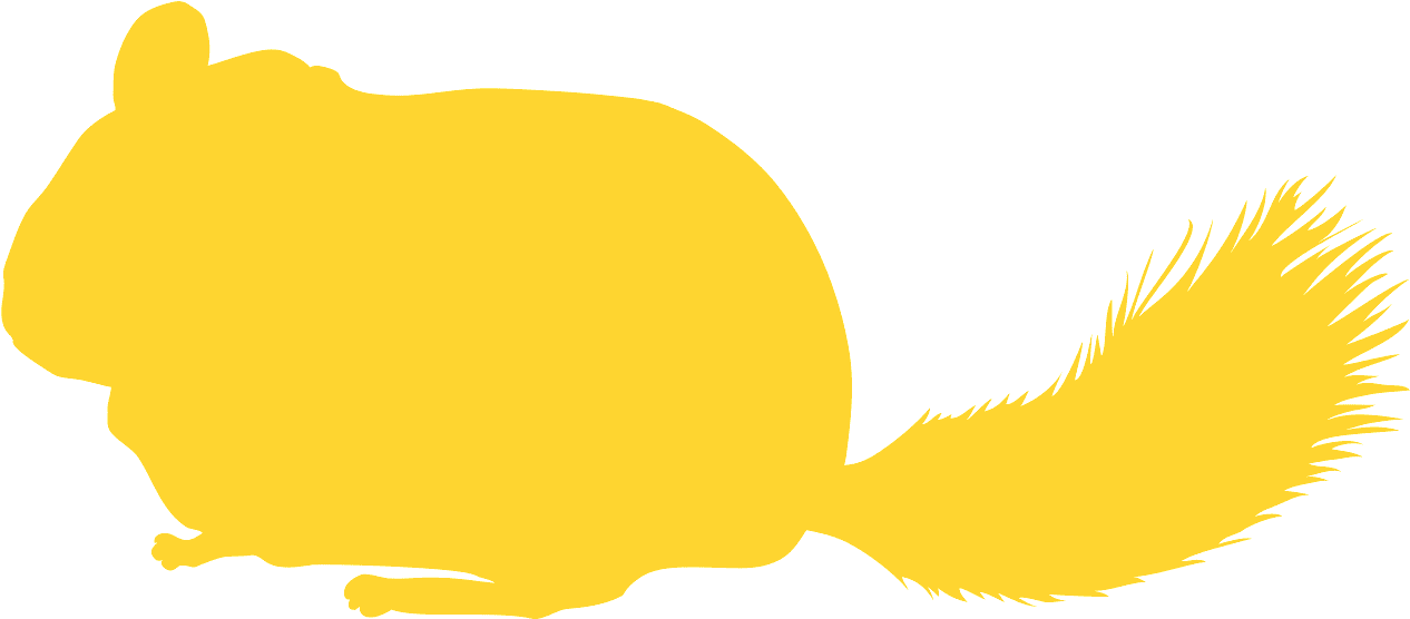 Chinchilla Silhouette Yellow