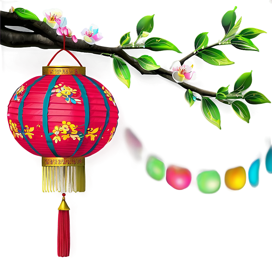 Chinese Lantern Decoration Png Cbk23