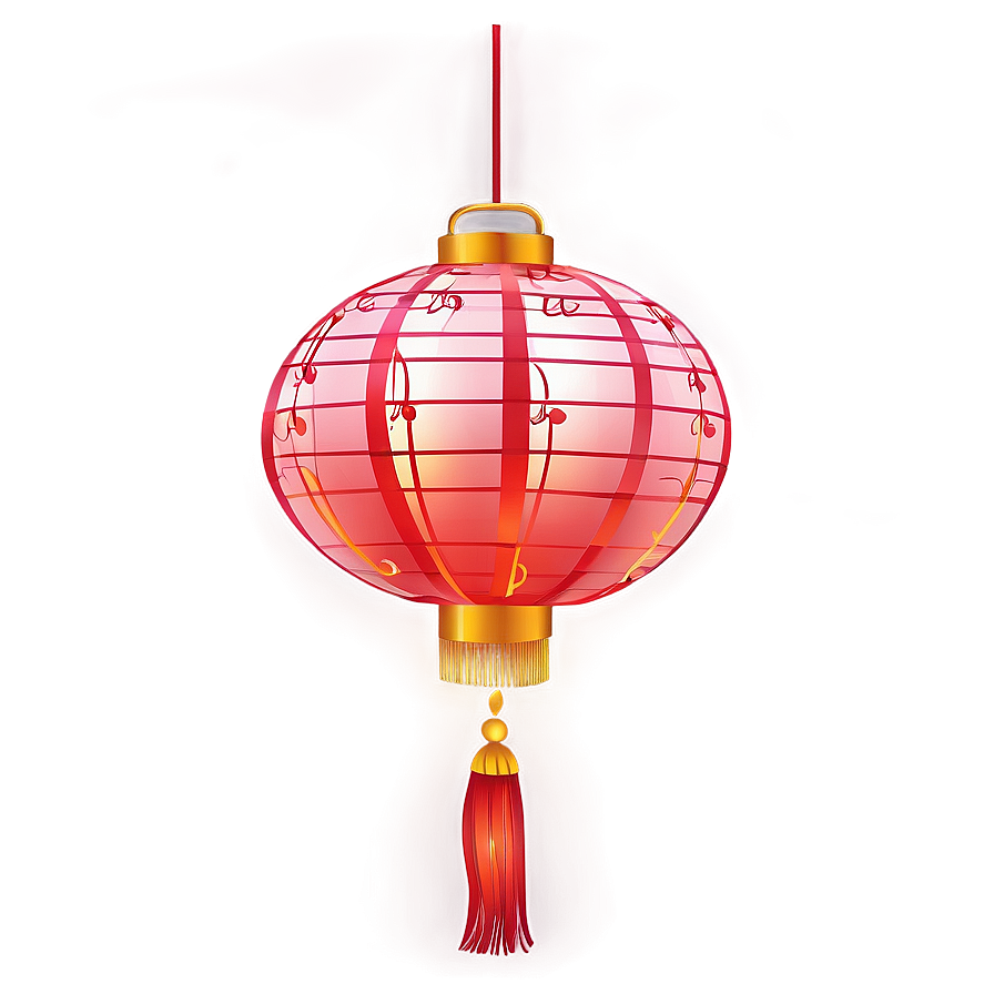 Chinese Lantern Vector Png 06262024