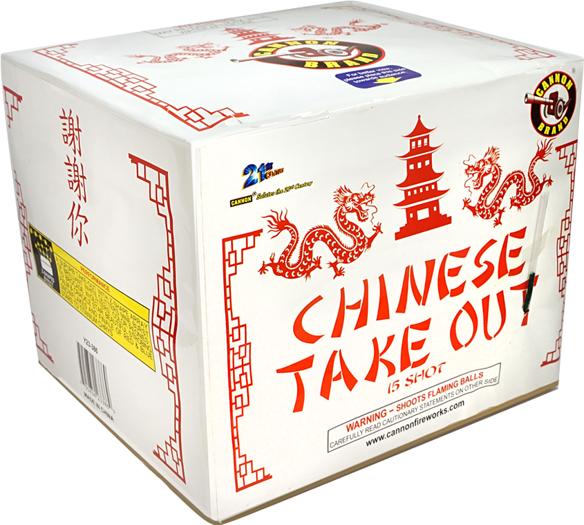 Chinese Take Out Firework Box