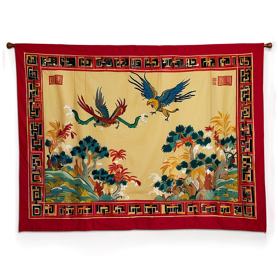 Chinese Tapestry Png 06252024