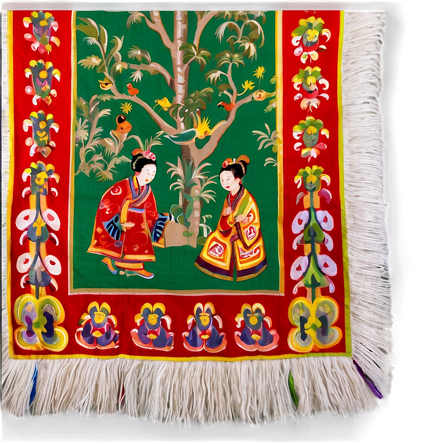 Chinese Tapestry Png 06252024