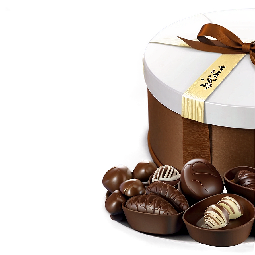 Chocolate Box For Wedding Favor Png Qbm