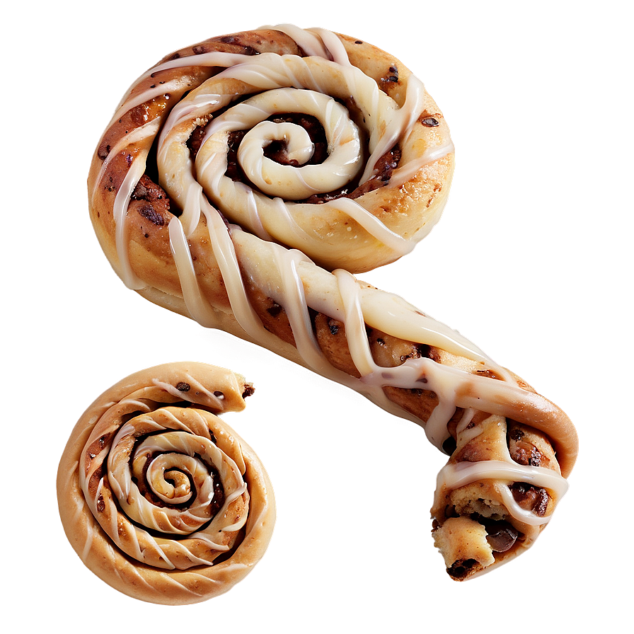 Chocolate Chip Cinnamon Roll Twist Png Ndd