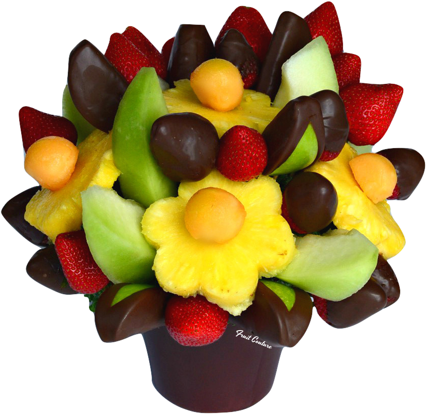 Chocolate Covered Fruit Bouquet