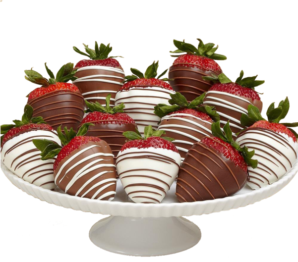 Chocolate Covered Strawberrieson Stand