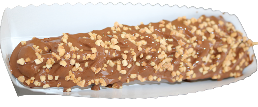 Chocolate Eclairwith Nuts