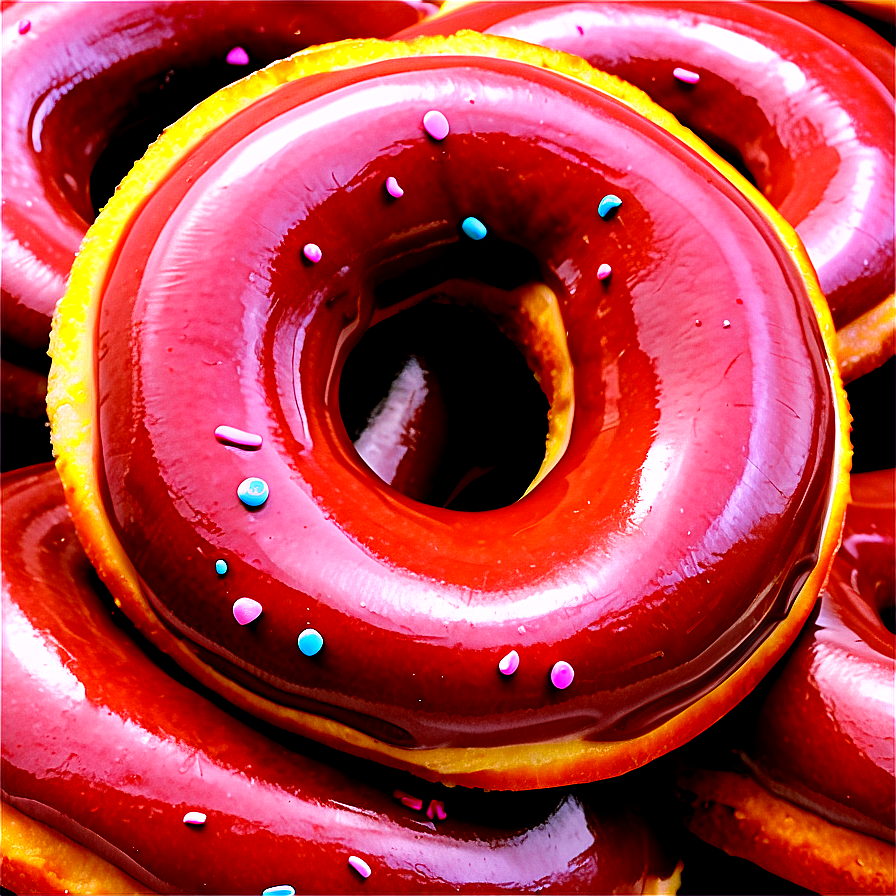 Chocolate Frosted Donut Png 64