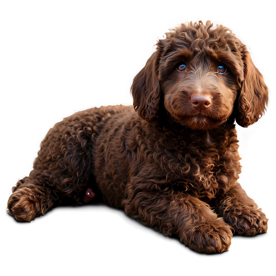 Chocolate Labradoodle Png 59