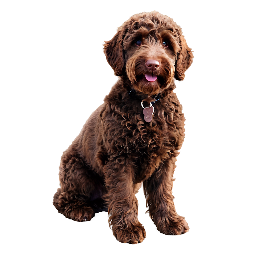 Chocolate Labradoodle Png Qid