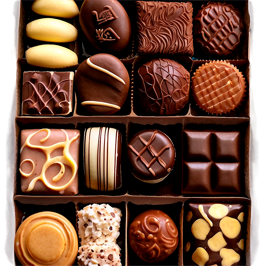 Chocolate Sampler Box Png Pgx